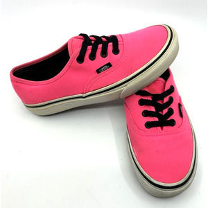 Vans Unisex Off The Wall Pink Casual Shoes Sneakers Size M 5.5 W 7